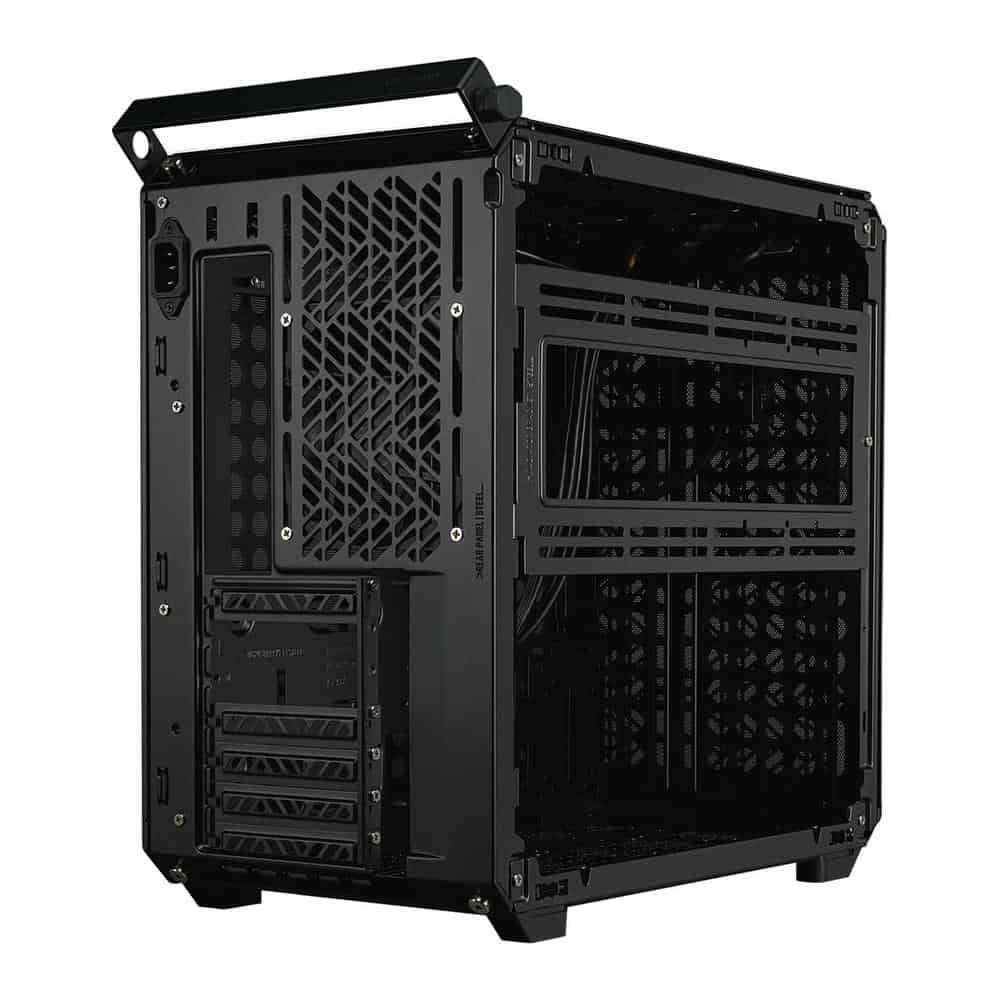 (image for) Cooler Master Qube 500 Flatpack Black Tempered Glass Compact Mid-Tower ATX Case